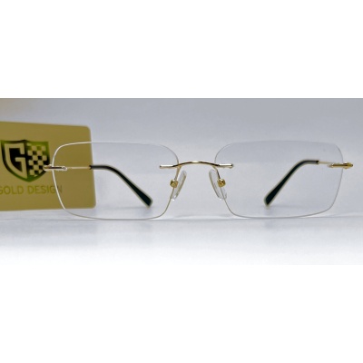 Gọng kính vàng 18K nguyên khối Nhật MI-1065A-YG