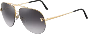 Kính mát mạ vàng 18K Cartier ESW00093